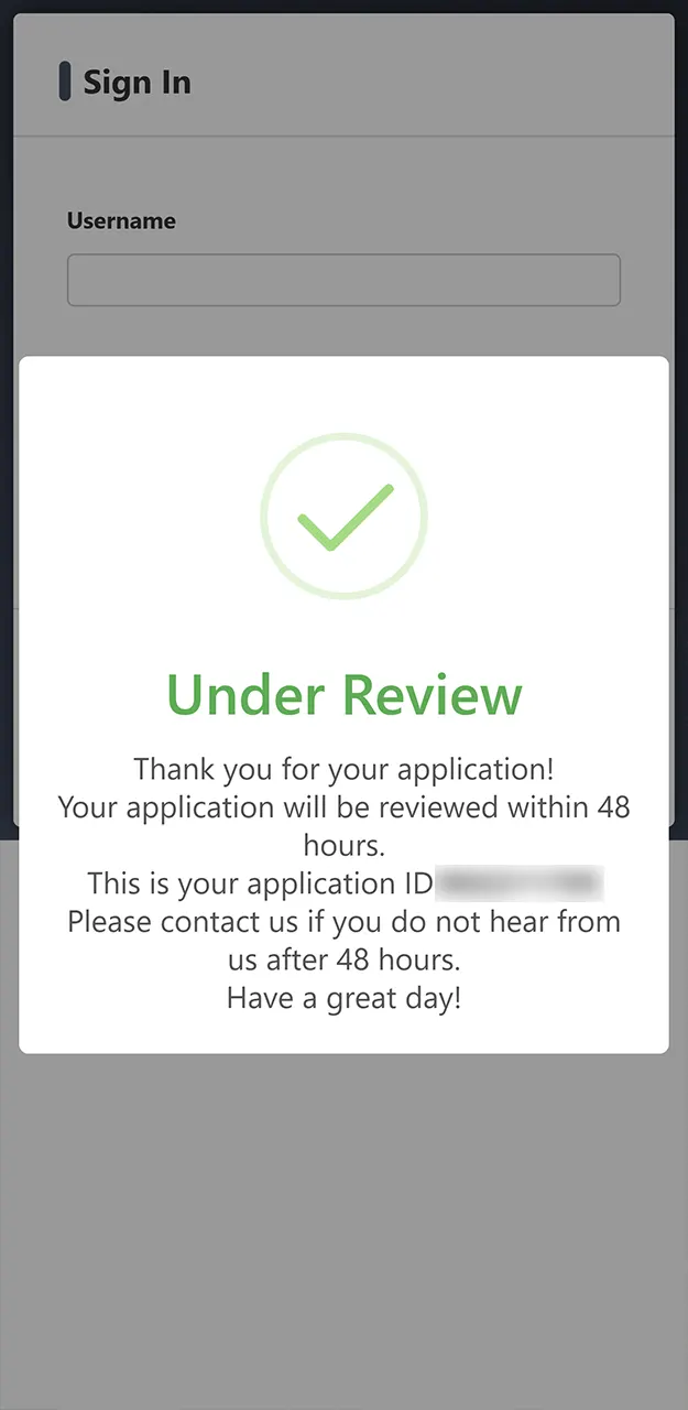 Complete the wait for account review and confirmation from the team on Sky247.