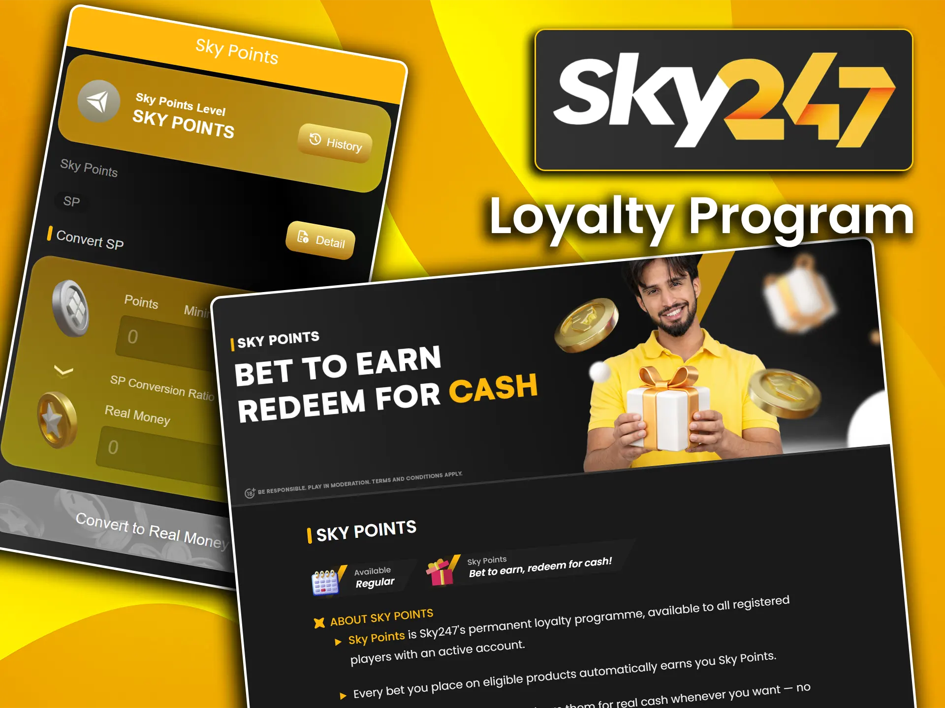 Find out how to advance through the tiers of Sky247’s exclusive loyalty program.