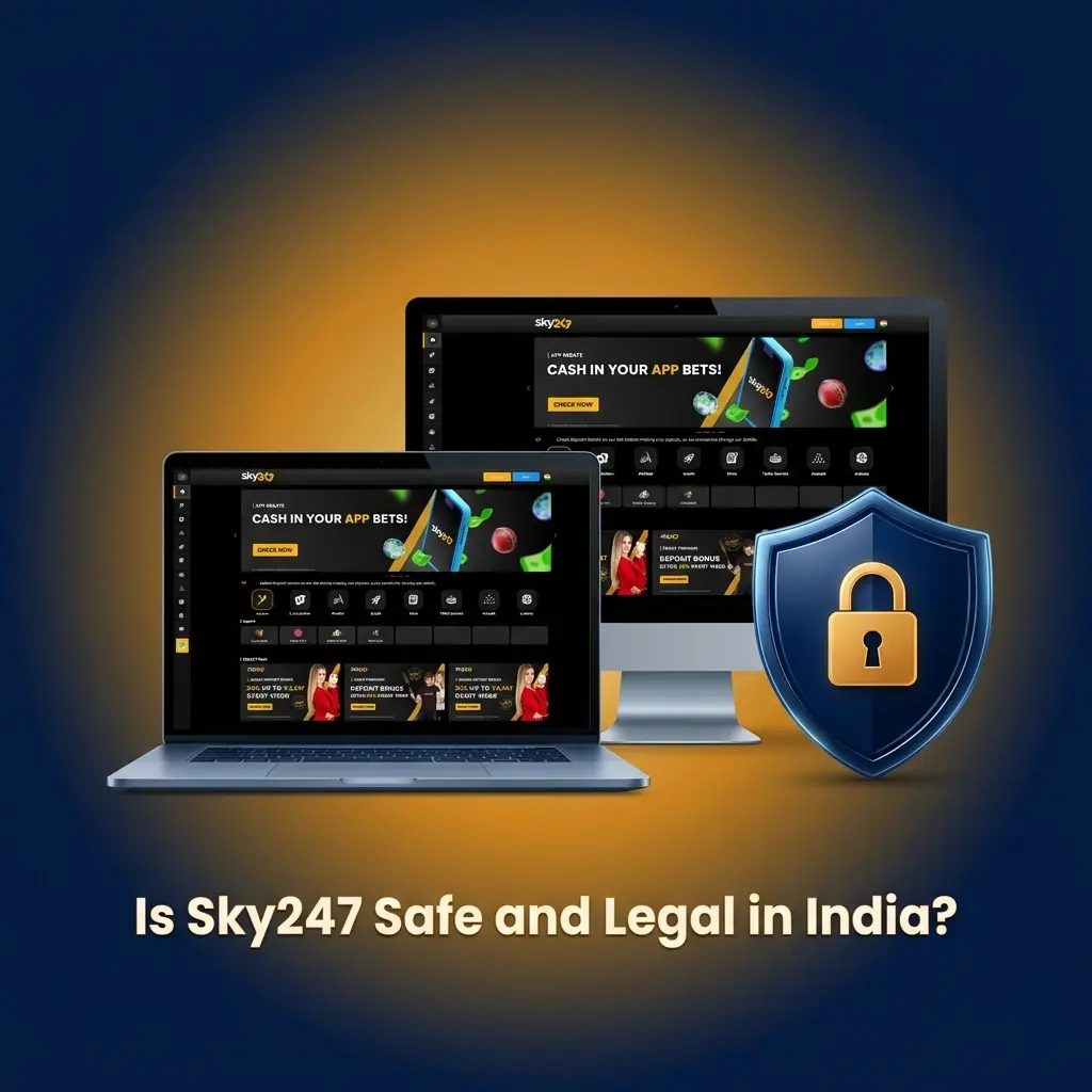 Sky247 Curacao licensed betting platform with SSL encryption, legal grey area for Indian online bettors