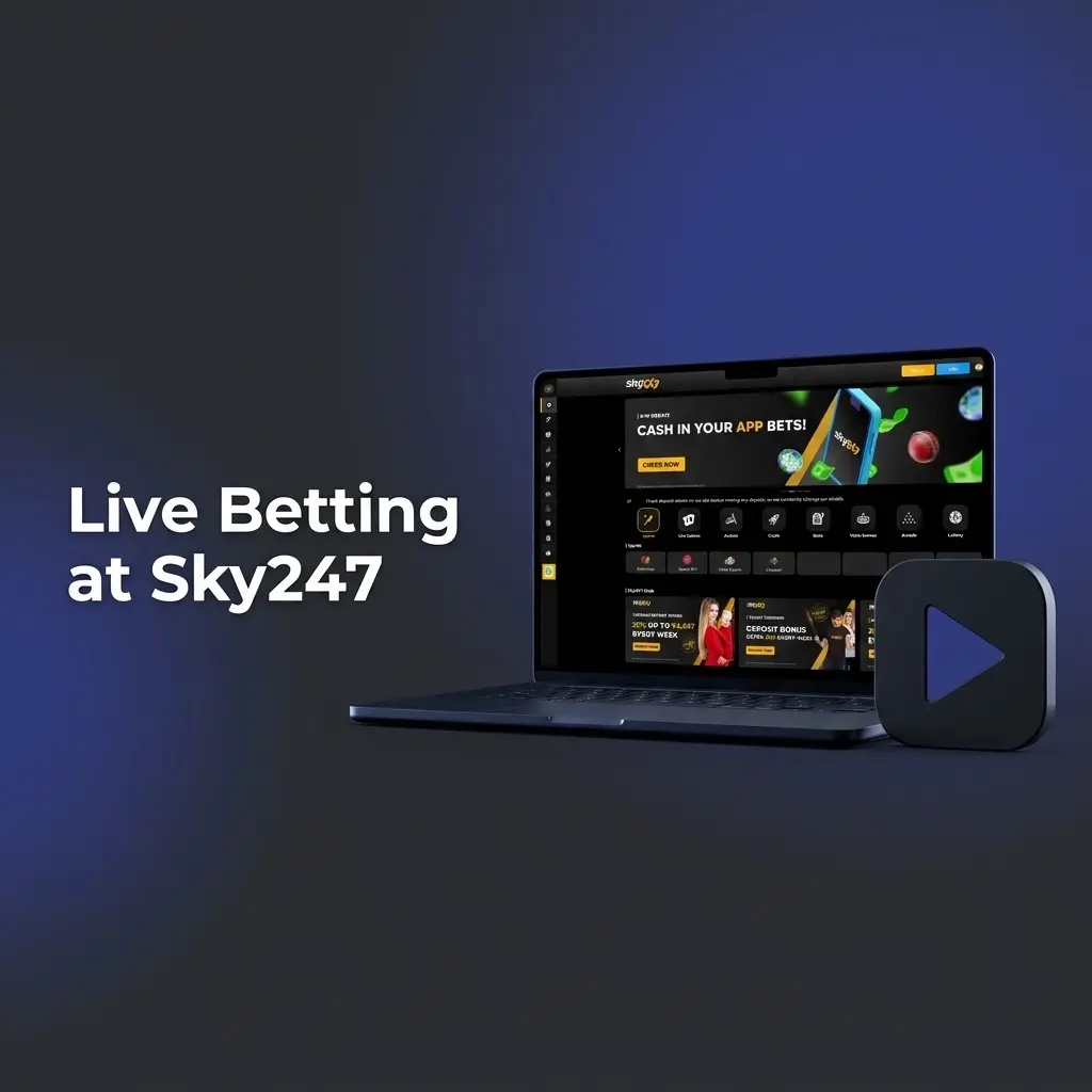 Sky247 live betting on cricket, football, tennis and kabaddi with real-time odds, live stats, cash out and fast settlement