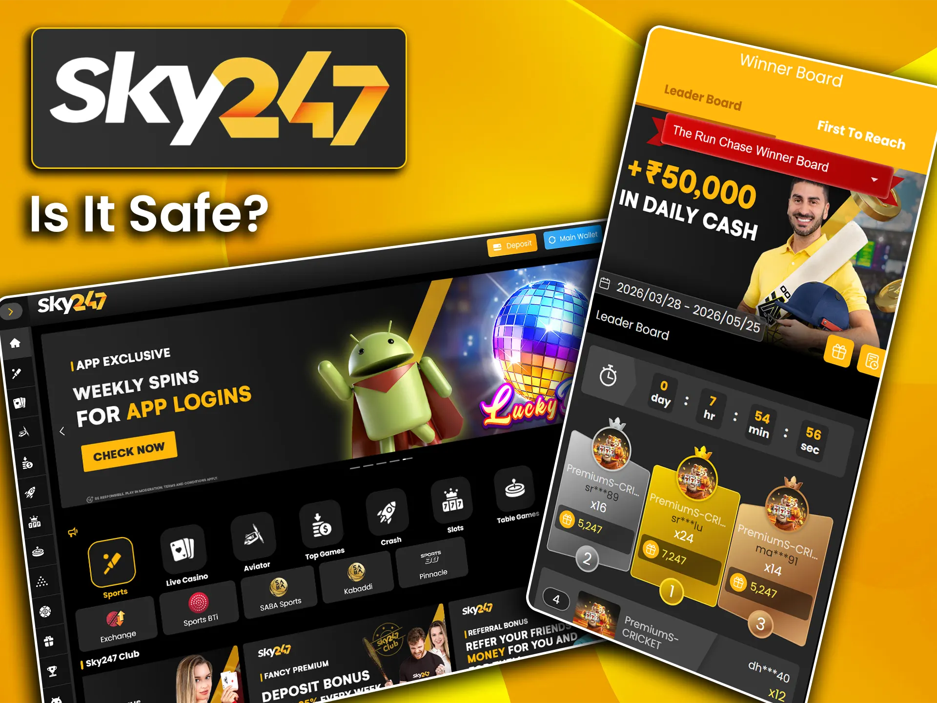 Find out why players choose Sky247.