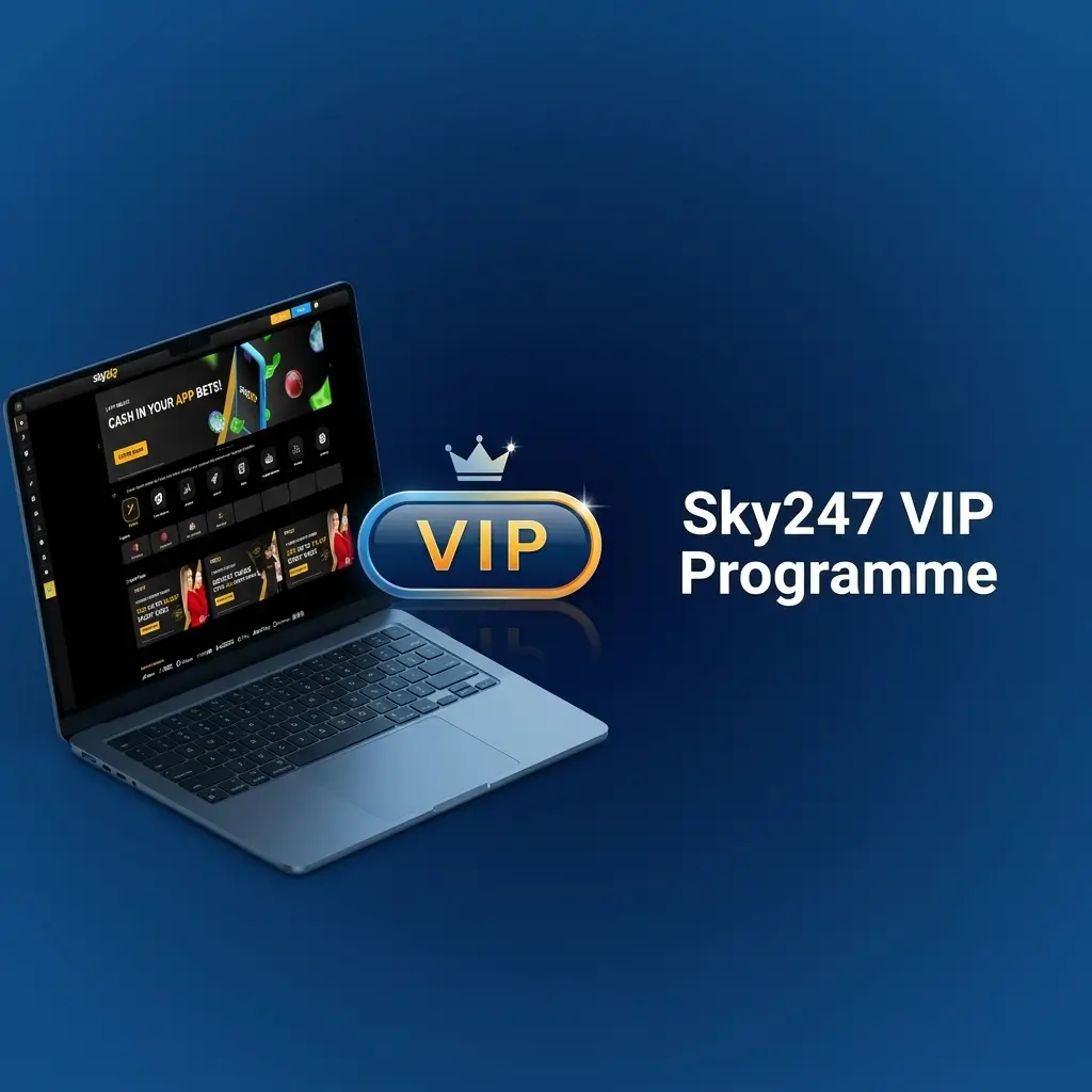 Sky247 VIP loyalty programme tiers offering cashback, faster withdrawals, exclusive bonuses and personal account manager for Indian players
